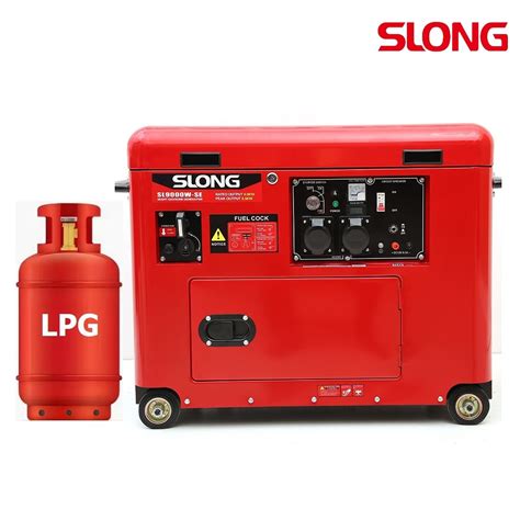 Slong 6000watt Silent Propane Lpg Power Natural Gas Generators Home