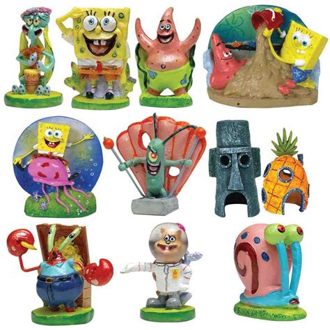 Spongebob Aquarium Decorating Kit Aquarium Ornaments Fish Bowl