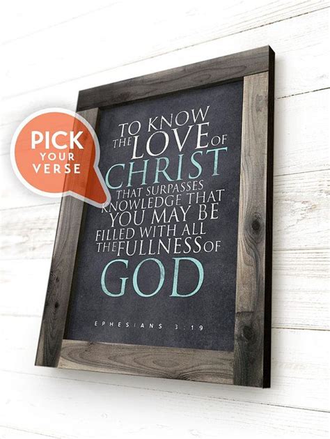 Wood Framed Custom Bible Verse Wall Art Pick Your Verse Framed