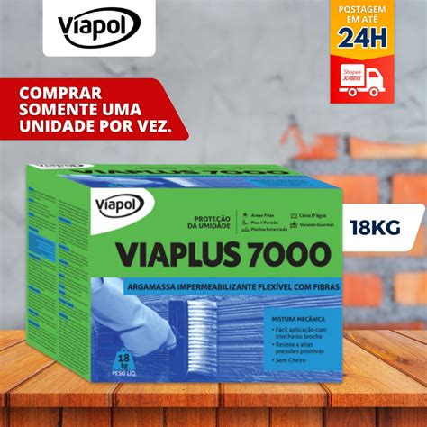 Revestimento Impermeabilizante Flex Vel Viaplus Caixa Kg