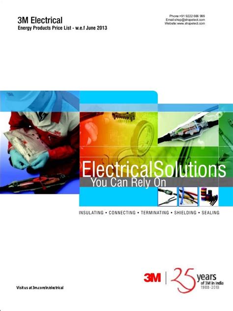 3m Cable And Electrical Products Catalogue And 3m Cable Price List