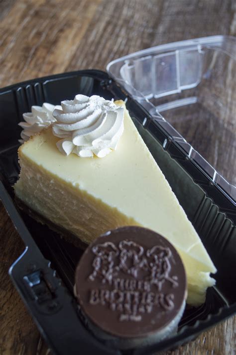 Slice Plain Cheesecake | Three Brothers Bakery