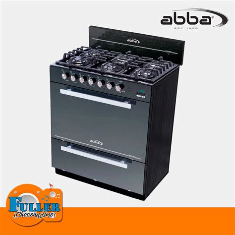 Estufa Abba 6 Puestos Gas RG803 4 N Horno Gratinador Almacenes Fuller