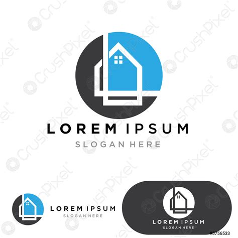 Home Buildings Logo And Symbols Icons Stock Vector Crushpixel