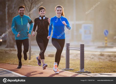 Friends Fitness Training Together Stock Photo By ©nd3000 176635744