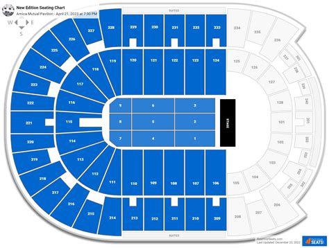 Amica Mutual Pavilion Concert Seating Chart - RateYourSeats.com