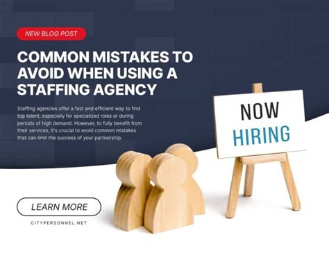 Common Mistakes To Avoid When Using A Staffing Agency