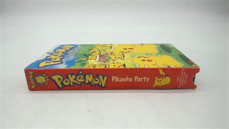 Pokemon Vol 12 Pikachu Party VHS 1999 For Sale Online EBay