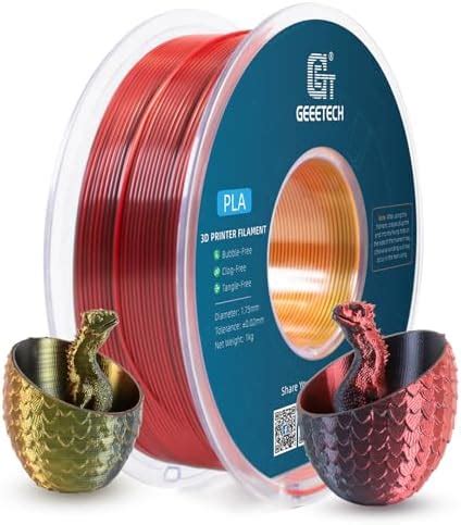 Gratkit Dual Two Tone Silk Pla Filament Mm Mm Coextrusion