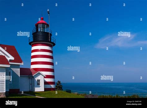 Famous red white striped lighthouse hi-res stock photography and images ...