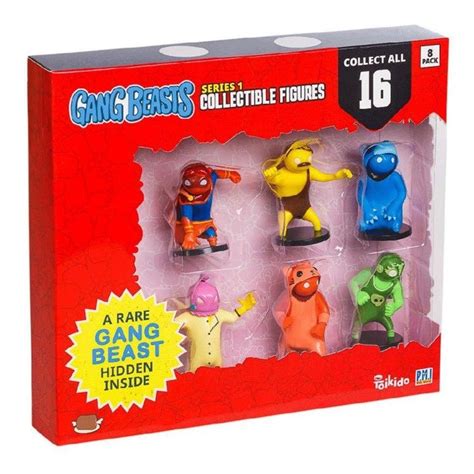 Gang Beasts 8 Pack Deluxe Figure Box S1assortment Big W