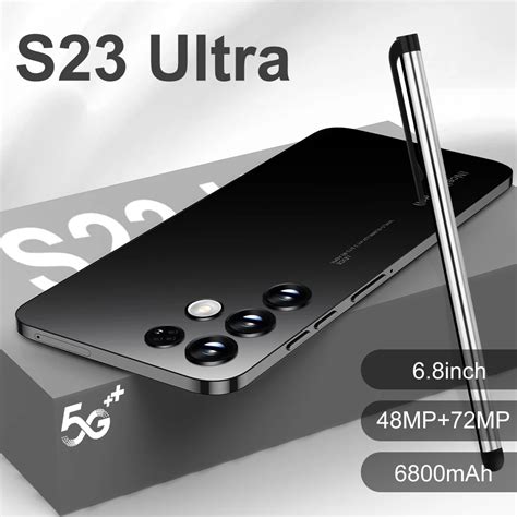 Smartphone S23 Ultra 6 8 HD 48MP 16 Go 1 To Débloqué Téléphone d