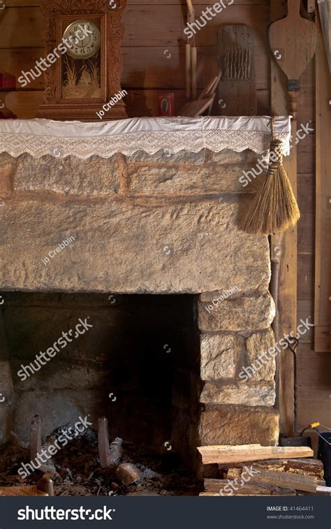 Old Fashioned Fireplace Antique Tools Stock Photo 41464411 - Shutterstock