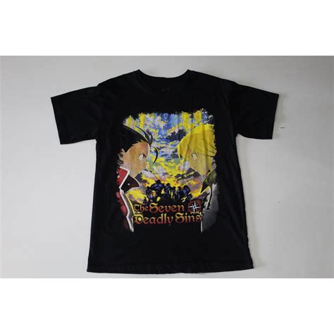 Camiseta Blusa Adulto Unissex Anime Nanatsu No Taizai Seven Deadly