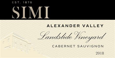 The Wine Vault Simi Winery Landslide Alexander Valley Cabernet Sauvignon