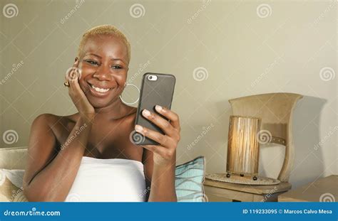 Young Beautiful And Happy Black African American Woman Smiling Excited