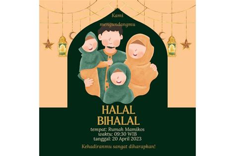 7 Contoh Undangan Halal Bihalal 2023 Dan Cara Membuatnya Yang Bagus