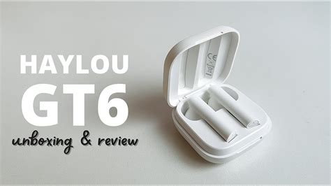 Haylou Gt6 Unboxing Review Good Quality Earbuds Low Price Youtube