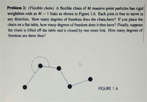 Solved Problem 2: (Flexible chain) A flexible chain of M | Chegg.com