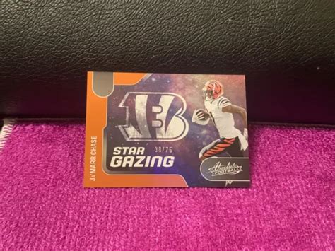 Panini Absolute Star Gazing Jamarr Chase Sg Spectre Orange Sp