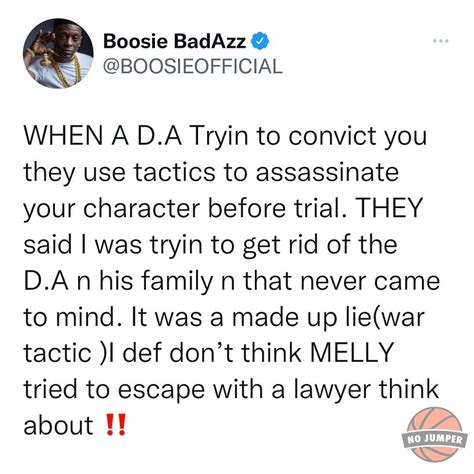 No Jumper On Twitter Boosie Thinks That YNW Melly Was Falsely Accused