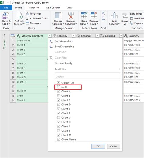 Excel Power Query Remove Filtered Rows Printable Online