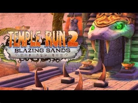 TEMPLE RUN 2 BLAZING SANDS GAMEPLAY YouTube