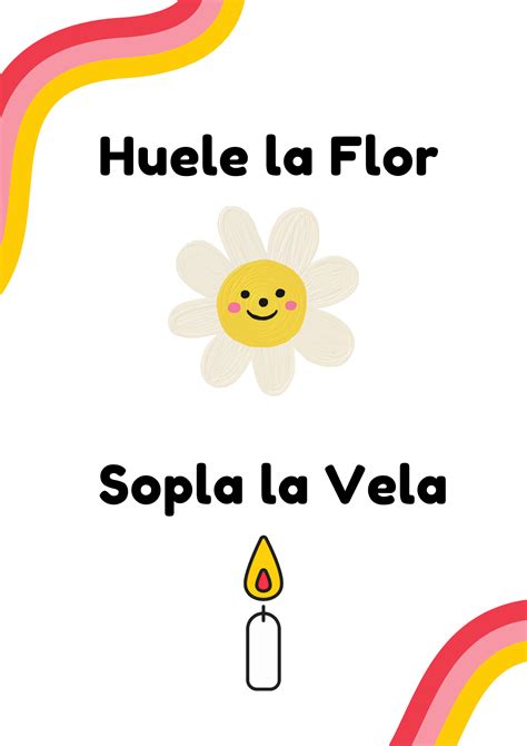 Huele la Flor Tecnicas de enseñanza Educacion emocional infantil