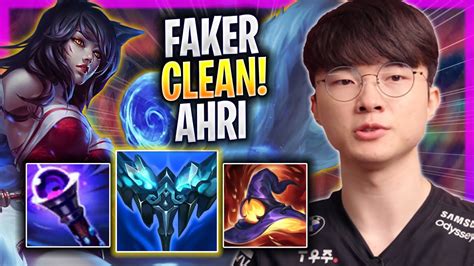 Faker Is So Clean With Ahri T Faker Plays Ahri Mid Vs Yone