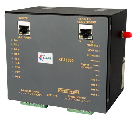 Din Rail Single Phase Wireless Remote Terminal Unit For Industrial