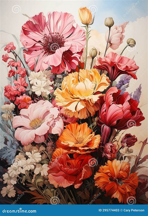 Princess S Table A Vibrant Pencil Drawing Of Pink Anemones In A