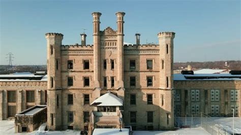 Facade Joliet Correctional Center Abandoned Historic Stock Footage ...