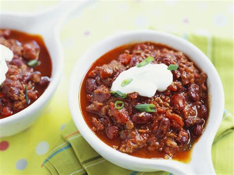 Chili Con Carne Mit Sauerrahm Rezept Eat Smarter