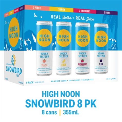 High Noon® Vodka Hard Seltzer Snowbird Variety Pack, 8 pk / 12 oz - Kroger