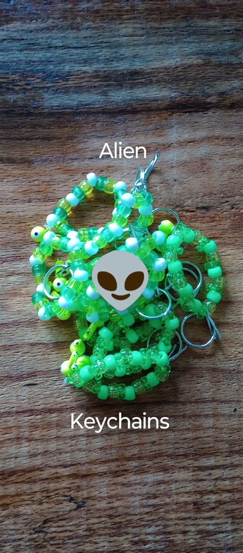 Alien Keychains Etsy