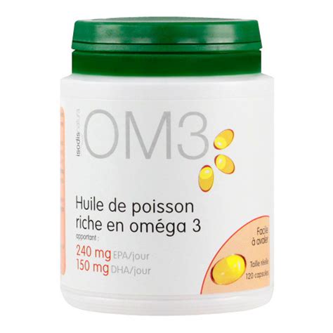 Isodisnatura Om Capsules Soutien Cardiaque Avec Omega