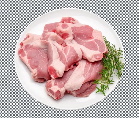 Premium Psd Fresh Rabbit Meat Isolated On Transparent Background