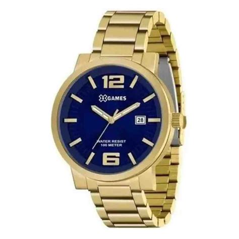 Relógio X Games Masculino Analógico XMGS1035 D2KX Dourado ELISTER