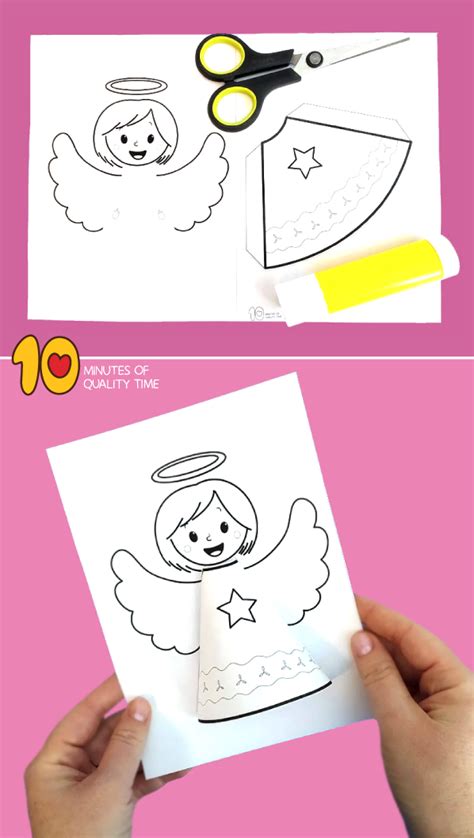 Paper Angel Craft – 10 Minutes of Quality Time