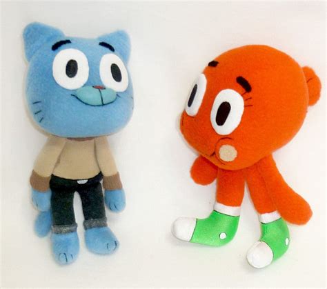 Gumball And Darwin Stuffed Toys From Amazing World Of Gumball