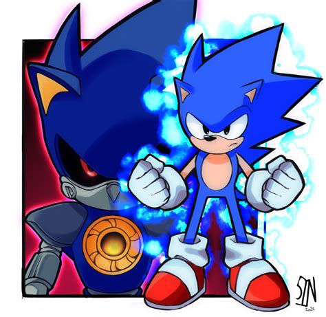 Face off! Sonic vs Metal Sonic : r/SonicTheHedgehog