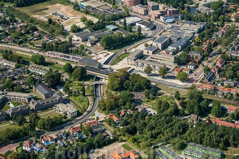 Hollandluchtfoto Harderwijk Luchtfoto Stationsomgeving Harderwijk