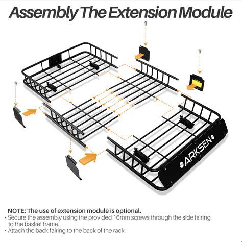 Arksen 64 Universal Black Roof Rack Cargo With India Ubuy