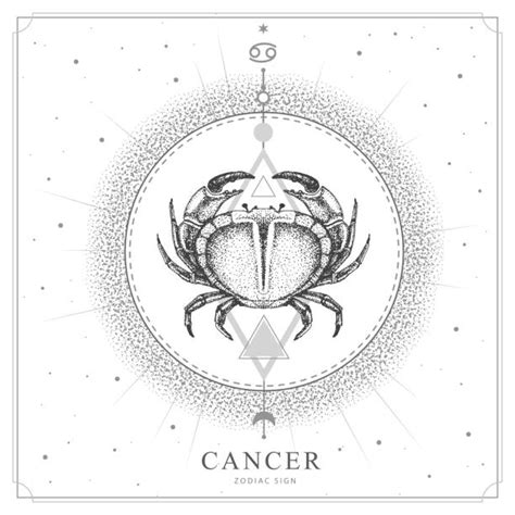 Crab Cancer Tattoos Drawings Illustrations Royalty Free Vector Graphics And Clip Art Istock