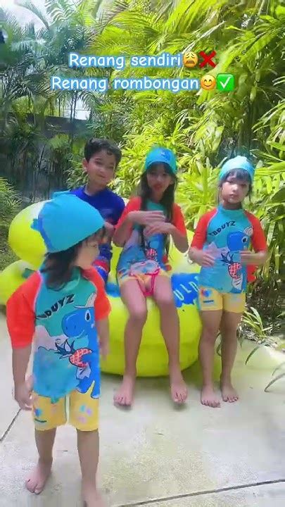 Dominique Berenang Bareng Kk Dista😍 Trending Viralvideo Youtube