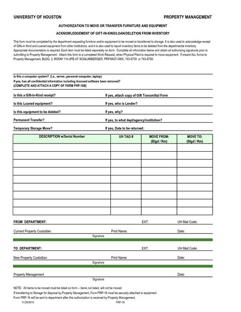 Property Management Forms Templates