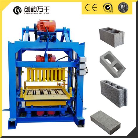 Manual Concrete Vibrated Block Moulding Machine Qtj4 40 Machine And