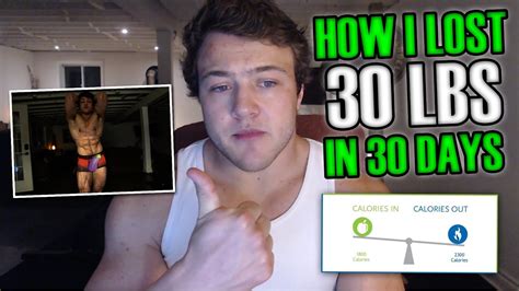 How I Lost ~ 30lbs In 30 Days The Truth Youtube