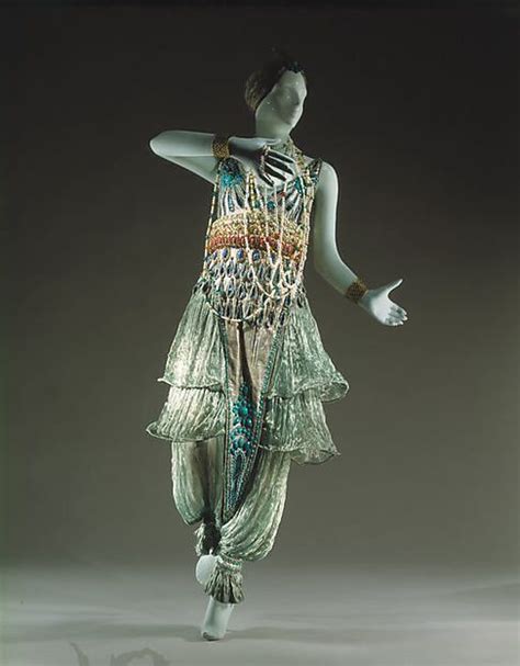 Fancy Dress Costume Image 1 House Of Poiret French 1911 Metal