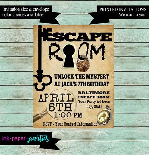 Escape Room Mystery Party Artofit